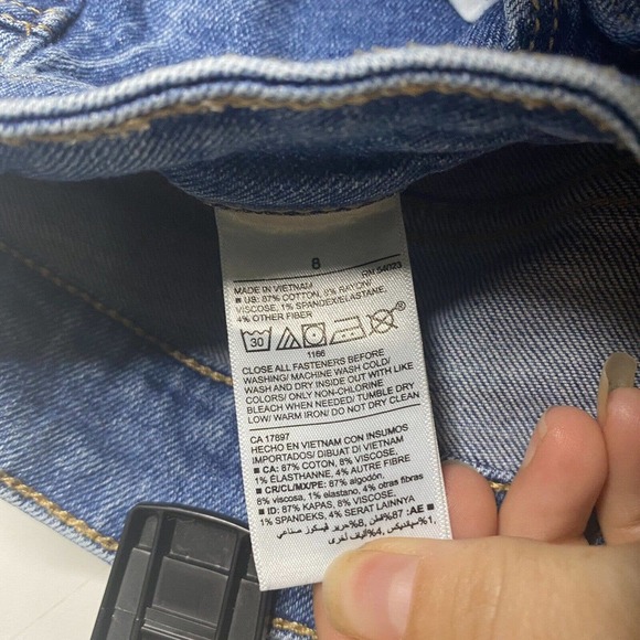 Old Navy Jeans Womens Size 8 Rockstar Super Skinny High Rise Denim Stretch - Picture 4 of 10